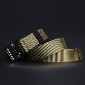 Men's Nylon Plain Pattern Outdoor Luxury Casual Military Belts