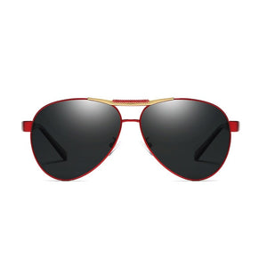Men's Aluminum Frame Polycarbonate Lens Sunglasses