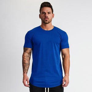 Men's O-Neck Short Sleeves Quick Dry Compression Gym Wear Shirt