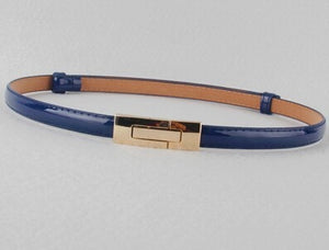 Women's PU Leather Buckle Closure Adjustable Waistband Belts