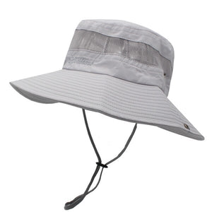 Men's Cotton Sun Protection Casual Wear Floppy Wide Brim Hat