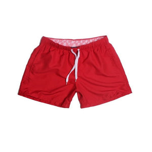 Men's Polyester Quick Dry Solid Pattern Swimwear Beach Shorts