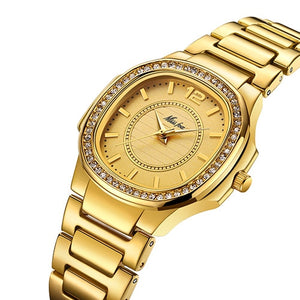 Women's Chain Stainless Steel Round Dial Automatic Wrist Watch