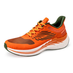 Men's Round Toe Polyester Lace-up Outdoor Jogging Sports Shoes