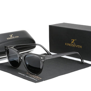Men's Polycarbonate Frame Trendy Oval Driving UV400 Sunglasses
