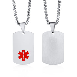 Women's Stainless Steel Metal Box Chain Cross Pattern Necklaces