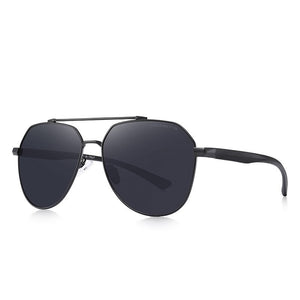 Men's Alloy Frame Polarized UV400 Protection Trendy Sunglasses