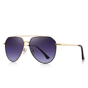 Women's Alloy Frame Polycarbonate Lens Classic UV400 Sunglasses