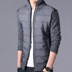 Men's O-Neck Long Sleeves Vest Pattern Thick Winter Sweater
