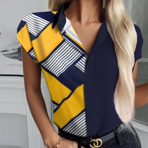Women's Cotton Single Breasted Vintage Casual Wear Sexy Blouse