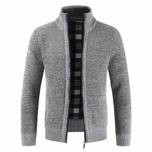 Men's Wool Stand Neck Full Sleeves Thick Casual Wear Jacket