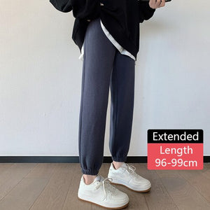 Women's Polyester High Elastic Waist Closure Solid Casual Pant