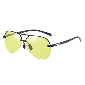 Men's Alloy Frame Polycarbonate Lens Night Vision Sunglasses
