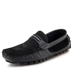 Men's Genuine Leather Slip-On Closure Breathable Luxury Shoes