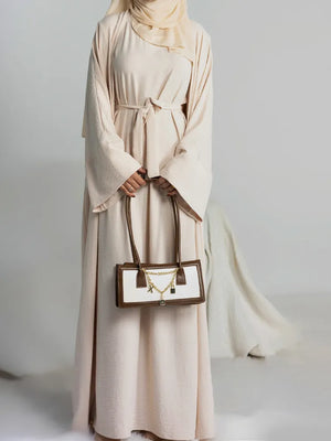 Women's Arabian Polyester Full Sleeve Solid Casual Wear Abaya