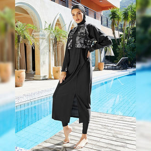 Women's Arabian Polyester Long Sleeve Bathing Casual Swimwear