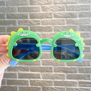 Kid's Polycarbonate Frame Square Shaped UV Protection Sunglasses