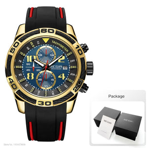 Men's Alloy Buckle Clasp Water-Resistant Quartz Luxury Watches