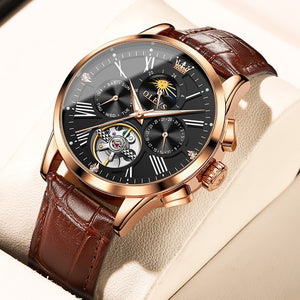 Men's Automatic Stainless Steel Mechanical Waterproof Watches