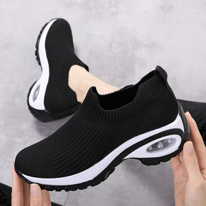 Women's Mesh Slip-On Closure Breathable Running Casual Sneakers