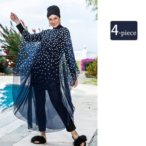 Women's Arabian Spandex Full Sleeve Printed Swimwear