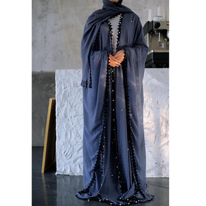 Women's Arabian Polyester Full Sleeves Casual Wear Long Abaya