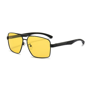 Women's Alloy Frame Full Rim Night Vision UV400 Trendy Sunglasses