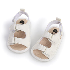 Baby's PU Round Toe Anti-Slippery Solid Pattern Casual Sandals