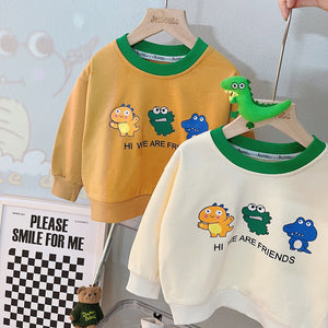 Kid's Cotton O-Neck Full Sleeves Pullover Closure Tracksuits