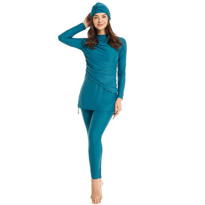 Women's Arabian Nylon Full Sleeves Modest Swimwear Bathing Suit