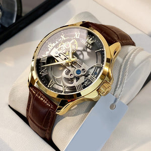 Men's Automatic Stainless Steel Waterproof Mechanical Watches