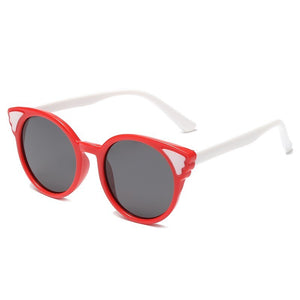 Kid's Plastic Titanium Frame Outdoor UV400 Polarized Sunglasses