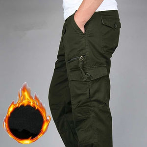 Men's Polyester Full Length Elastic Waist Waterproof Trousers
