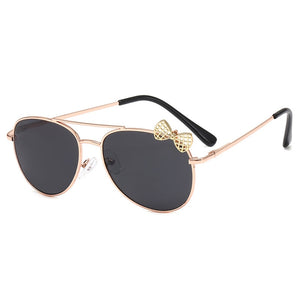 Kid's Alloy Frame Outdoor Oval Pattern Trendy Party Sunglasses