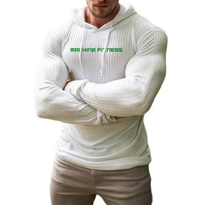 Men's Cotton Full Sleeves Quick Dry Gym Letter Pattern Shirt