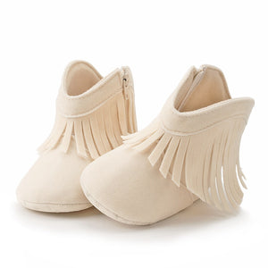 Baby's Suede Round Toe Anti-Slippery Solid Pattern Casual Shoes