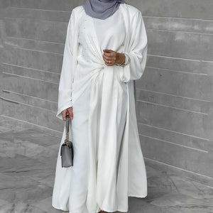 Women's Arabian Polyester Full Sleeve Casual Wear Elegant Abaya
