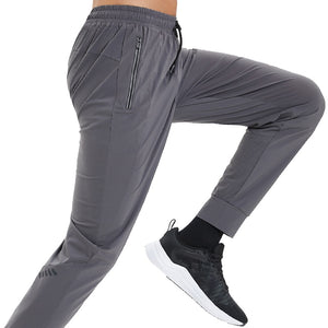 Men's Nylon Breathable Elastic Waist Closure Workout Leggings
