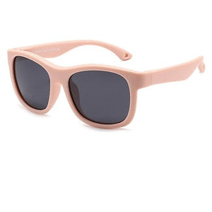 Kid's Acetate Frame Flexible UV400 Protection Shades Sunglasses