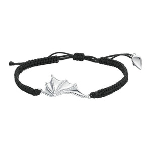 Women's 100% 925 Sterling Silver Feather Pattern Rope Bracelet