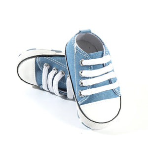 Baby's Canvas Round Toe Lace-up Closure Casual Wear Shoes