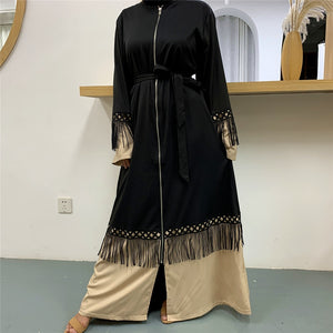Women's Arabian Polyester Full Sleeves Elegant Trendy Abaya