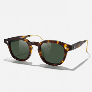 Men's Acetate Frame Polaroid Lens Retro Vintage Luxury Sunglasses