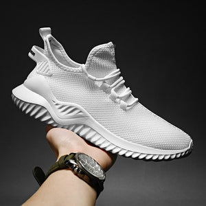 Men's Breathable Mesh Lace-up Walking Fitness Sport Sneakers