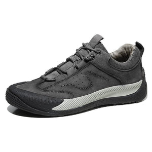 Men's Genuine Leather Breathable Lace-up Outdoor Sport Sneakers