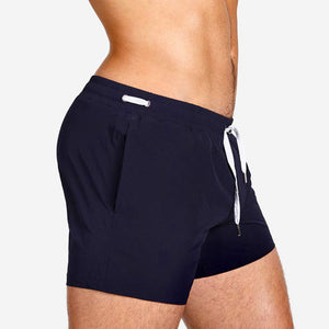 Men's Polyester Quick-Dry Pocket Swimwear Casual Shorts