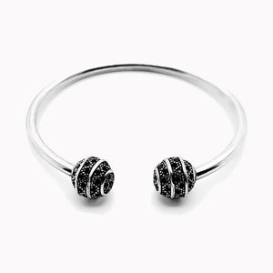 Women's 100% 925 Sterling Silver Zircon Trendy Round Bracelet
