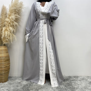 Women's Arabian Polyester Full Sleeves Elegant Casual Abaya