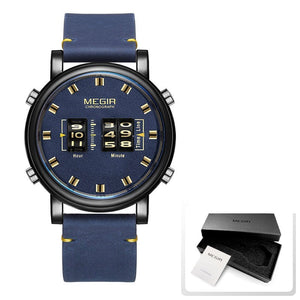 Men's Alloy Buckle Clasp Water-Resistant Luxury Quartz Watches