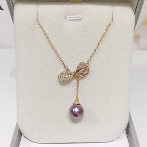 Women's Gold Filled Natural Freshwater Pearl Trendy Necklace